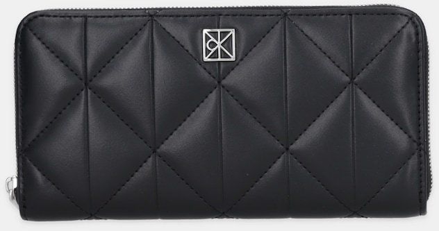 Peňaženka Calvin Klein dámska, čierna farba, LV04F1122G