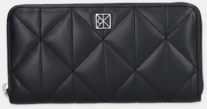 Peňaženka Calvin Klein dámska, čierna farba, LV04F1122G