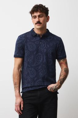 Medicine tmavomodrá farba, vzorovaná