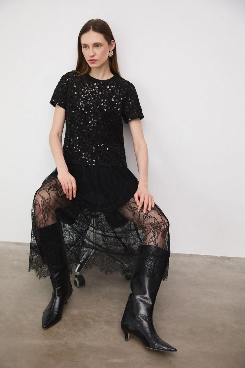 Tričko Medicine dámske, čierna farba