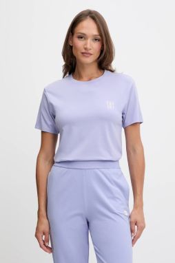 Tričko HUGO CASUAL T-SHIRT dámske, fialová farba, 50556981