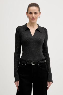 Vlnený sveter Mos Mosh Ronika šedá farba, ľahký, 175380