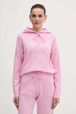 Vlnený sveter MC2 Saint Barth ružová farba, ELD004