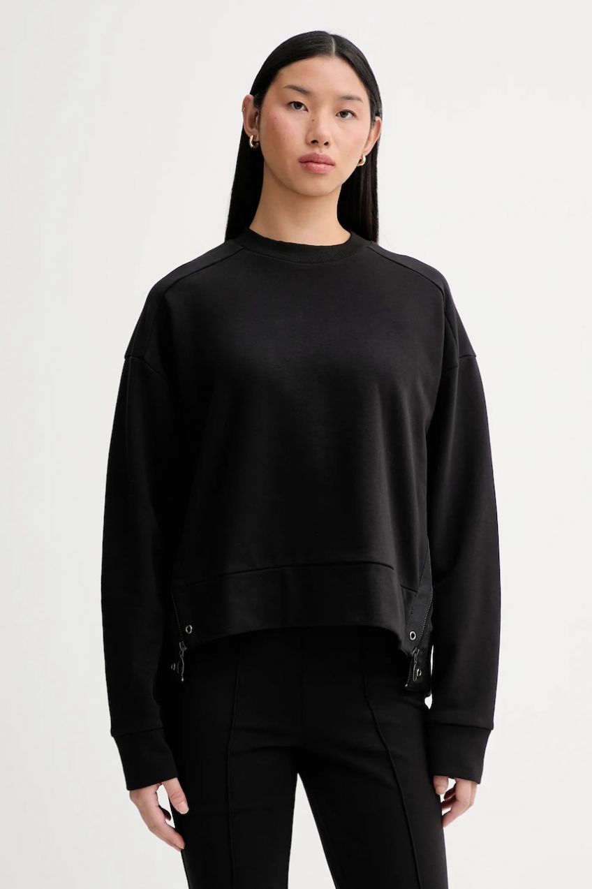 Mikina G-Star Biker čierna farba, jednofarebná, D27268-D705,