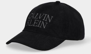 Šiltovka Calvin Klein čierna farba, LV04D5064G