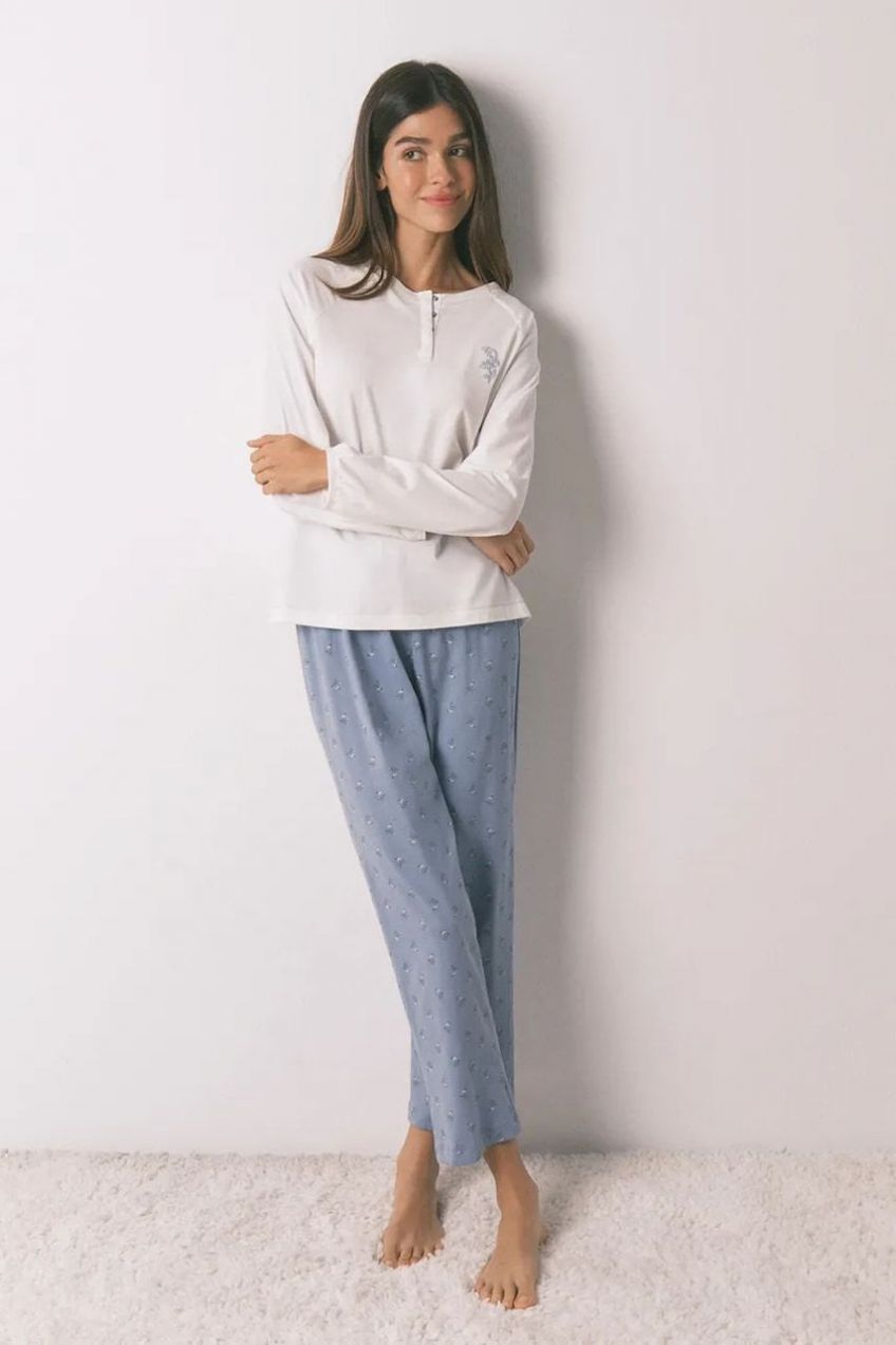 Bavlnené pyžamo women'secret béžová farba, bavlnené, 3592465