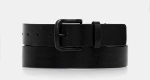 Kožený opasok Calvin Klein čierna farba, LV04D7041G