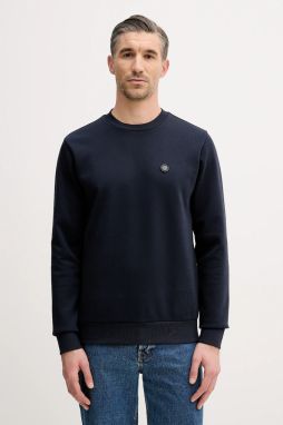 Mikina BOSS C-Sharpe 01 tmavomodrá farba, jednofarebná, 50555830