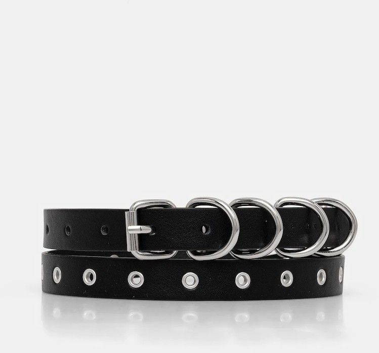 Opasok Sisley čierna farba, 6QBBWL03B