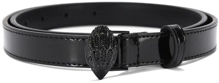 Kožený opasok Kurt Geiger London čierna farba, 5255800309