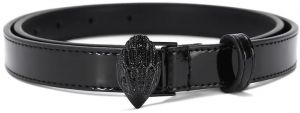Kožený opasok Kurt Geiger London čierna farba, 5255800309