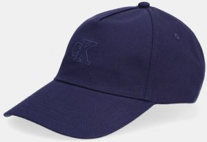 Bavlnená šiltovka Calvin Klein tmavomodrá farba, LV04F5044G