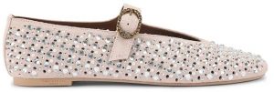 Semišové baleríny Kurt Geiger London Mayfair Ballet Flat béžová farba, 2656353209