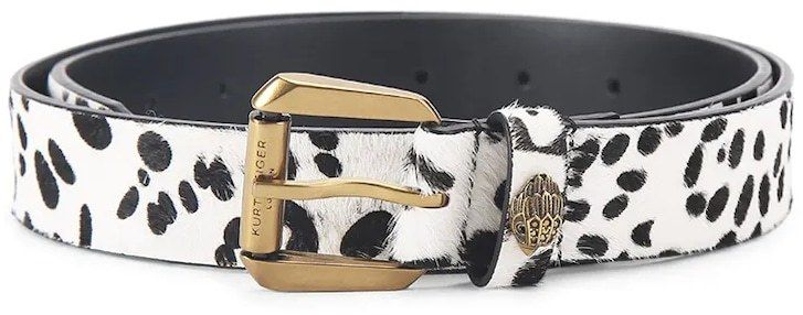 Kožený opasok Kurt Geiger London Kensington béžová farba, 5256113109