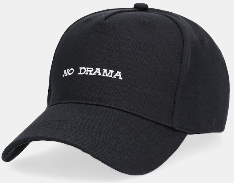 Bavlnená šiltovka Sisley čierna farba, 68JHSA00R