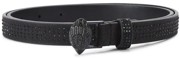 Opasok Kurt Geiger London Kensington čierna farba, 5412000609