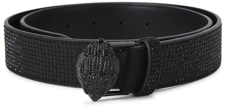 Opasok Kurt Geiger London Kensington čierna farba, 5412200609