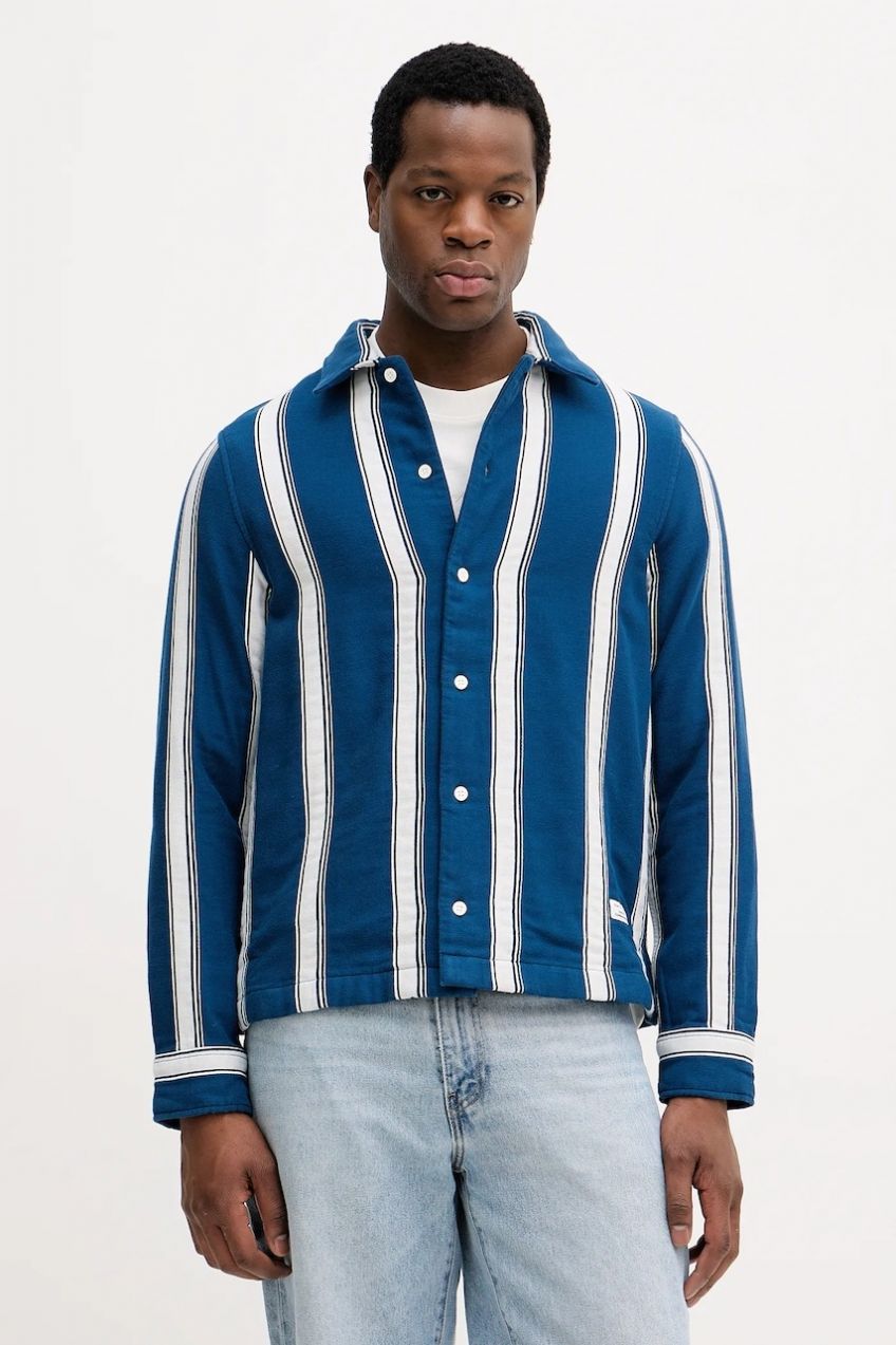 Bavlnená košeľa Marc O'Polo modrá farba, regular, s klasickým golierom, 5000007601