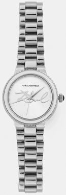 Hodinky Karl Lagerfeld dámske, strieborná farba, R0553104509