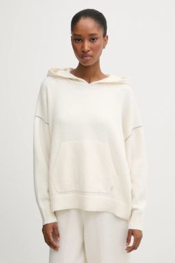 Sveter s prímesou vlny Calvin Klein Underwear béžová farba, LV00QS7568