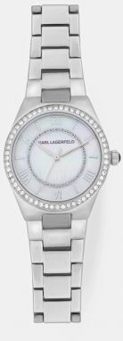 Hodinky Karl Lagerfeld dámske, strieborná farba, R0553105506