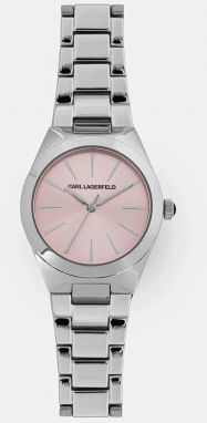 Hodinky Karl Lagerfeld dámske, strieborná farba, R0553105510