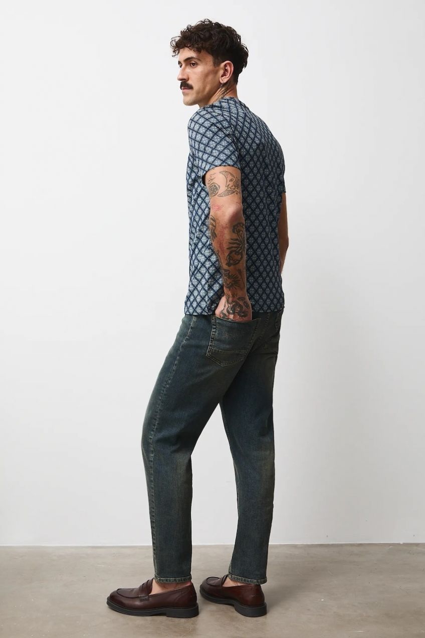 Bavlnené tričko Medicine pánske, čierna farba, vzorovaná