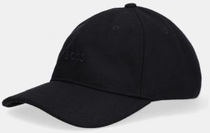 Čiapka s prímesou vlny BOSS Orange Derrel-WO-BW čierna farba, 50550619