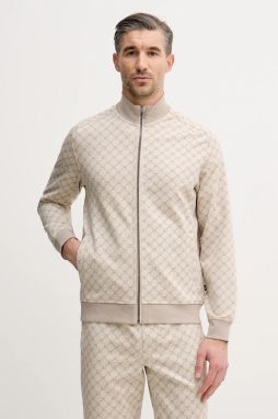 Mikina Joop! béžová farba, vzorovaná, 30100506