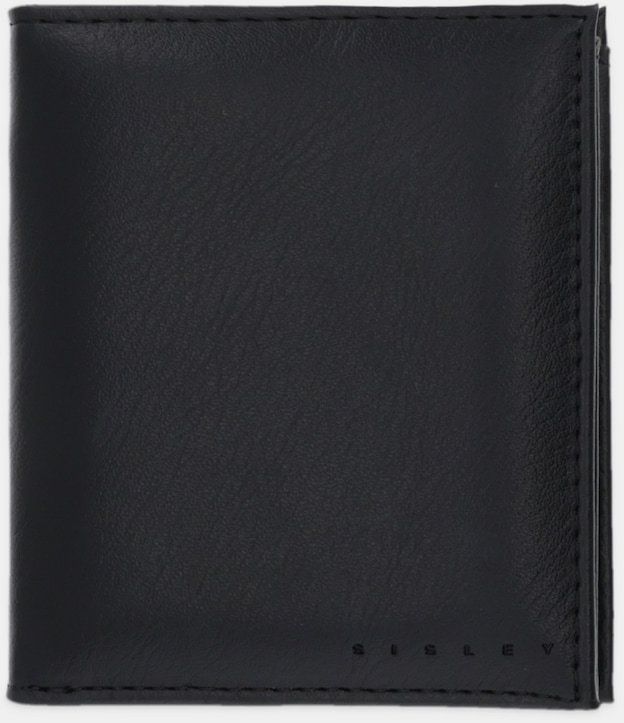 Peňaženka Sisley pánska, čierna farba, 6W9KSY03Q