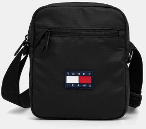Malá taška Tommy Jeans čierna farba, AM0AM13881