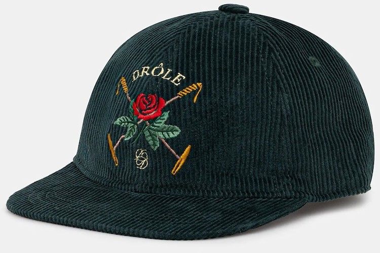 Menčestrová baseballová čiapka Drôle de Monsieur La Casquette Velours DrUle Rose tyrkysová farba, I.CP189.CO236