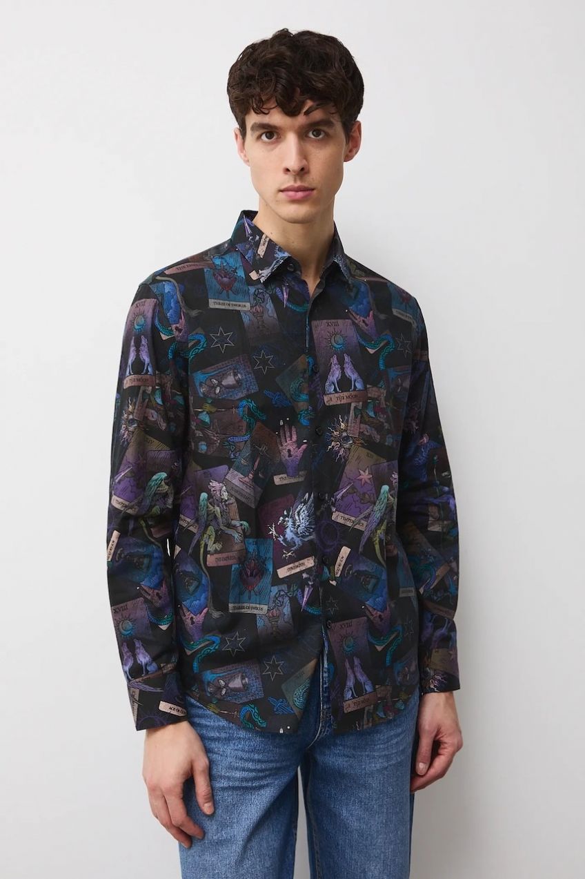 Bavlnená košeľa Medicine viac farieb, regular, s klasickým golierom