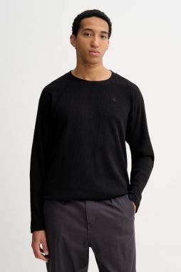 Tričko s dlhým rukávom G-Star Tweeter čierna farba, jednofarebné, D26864-E176,