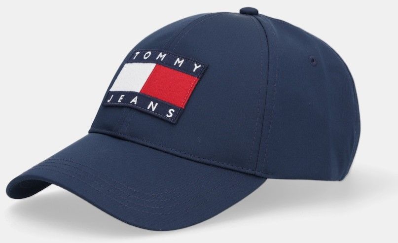 Šiltovka Tommy Jeans tmavomodrá farba, AM0AM13851
