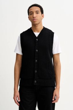 Bavlnená vesta G-Star Heavy vest čierna farba, D27224-D631,