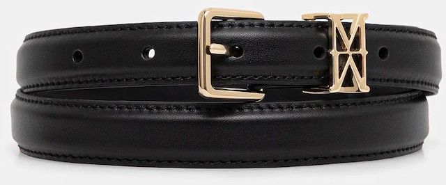 Kožený opasok Marc O'Polo čierna farba, 5000009113