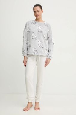 Pyžamo women'secret HARRY POTTER dámske, šedá farba, 3132264