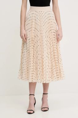 Sukňa Joop! béžová farba, maxi, áčkový strih, 30100095