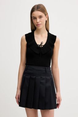 Blúzka Sisley čierna farba, jednofarebná, 1H7PMH00K