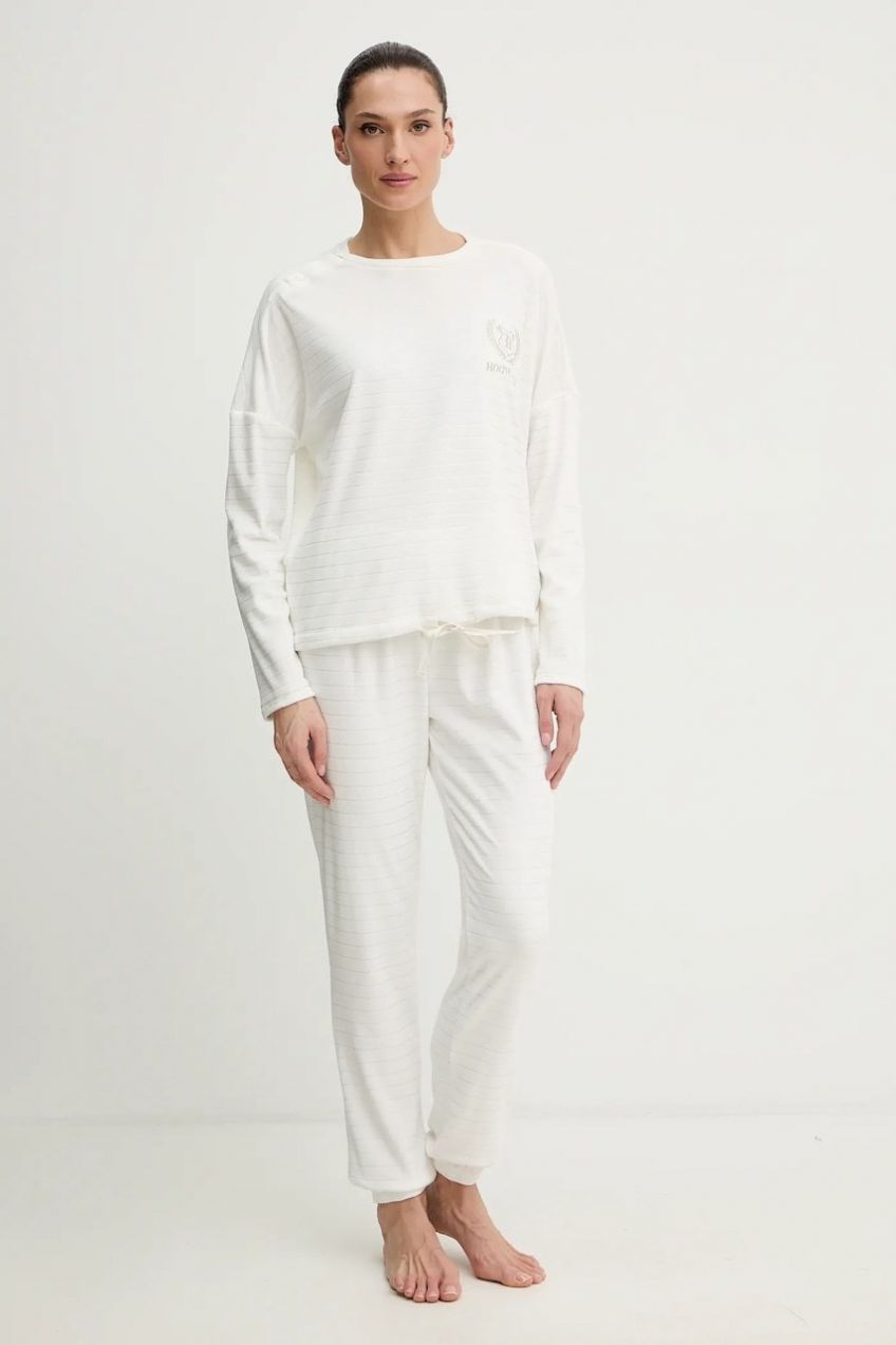 Pyžamo women'secret HARRY POTTER dámske, béžová farba, 3132263