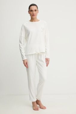 Pyžamo women'secret HARRY POTTER dámske, béžová farba, 3132263