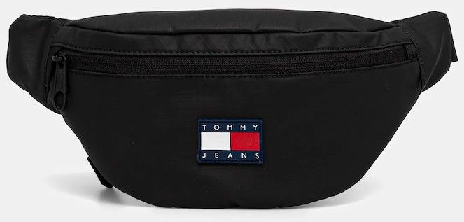 Ľadvinka Tommy Jeans čierna farba, AM0AM13873