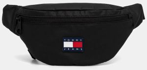 Ľadvinka Tommy Jeans čierna farba, AM0AM13873