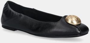 Kožené balerínky Liu Jo BRIGITTE 09 čierna farba, SA6033P006222222