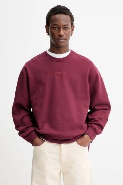 Mikina Levi's bordová farba, s nášivkou, 38712