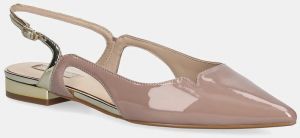 Baleríny Liu Jo VIVIEN 07 béžová farba, s otvorenou pätou, SA6029EX342S3664