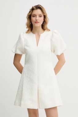 Šaty Stine Goya béžová farba, mini, áčkový strih, SG-PS26-D187-2448