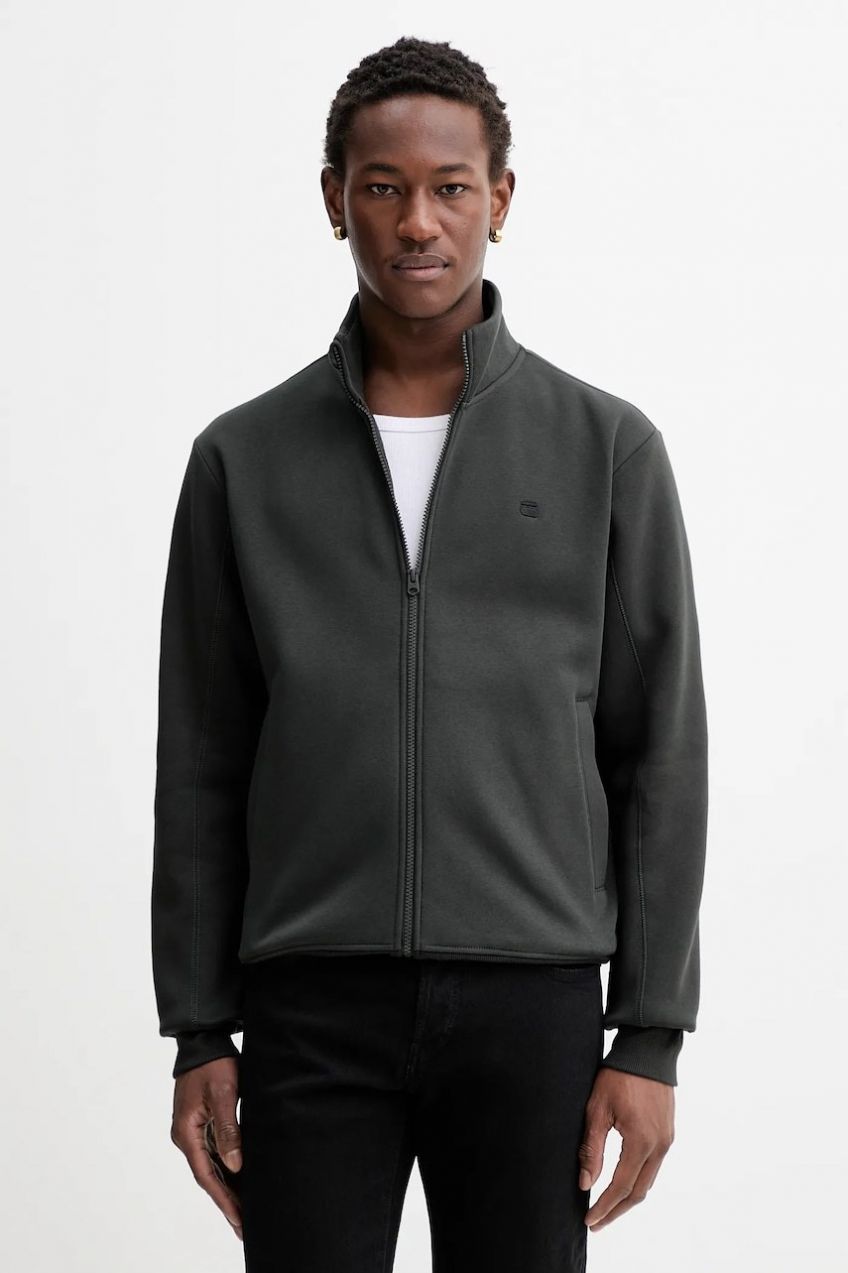 Mikina G-Star Track Track šedá farba, jednofarebná, D24553-C235,