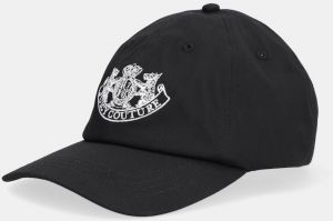 Bavlnená šiltovka Juicy Couture Dog Crest čierna farba, JCAWH126702